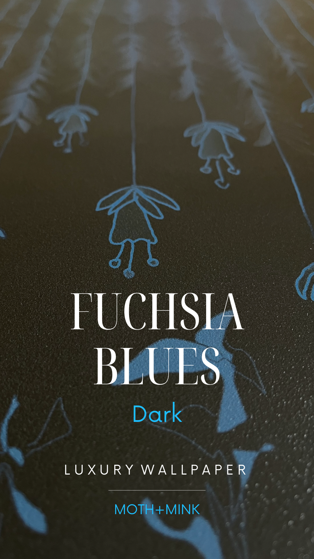 Fuchsia Blues Wallpaper - Dark