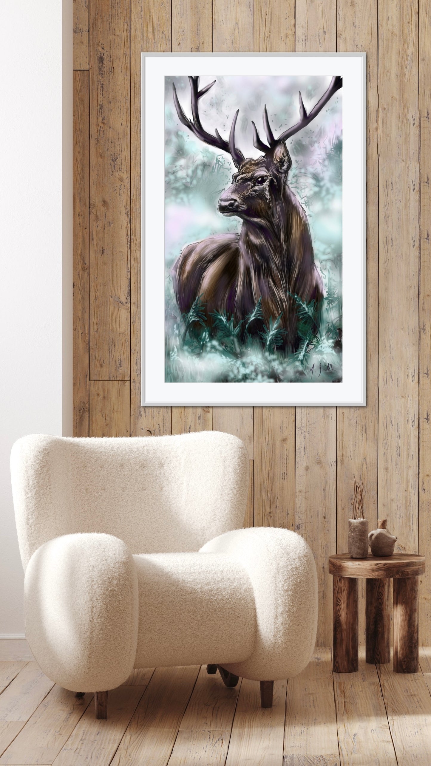 The Wintering Of The Stag,  Limited Edition Fine Art Print